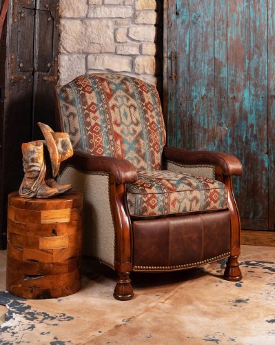 Solid Wood Western Chair