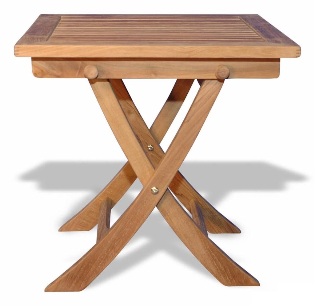 Square Outdoor Teak Dining Table