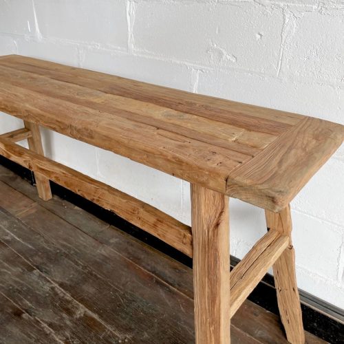 recycled teak table