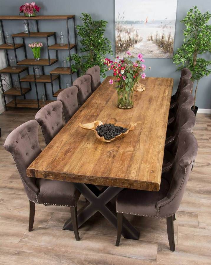 teak dining table