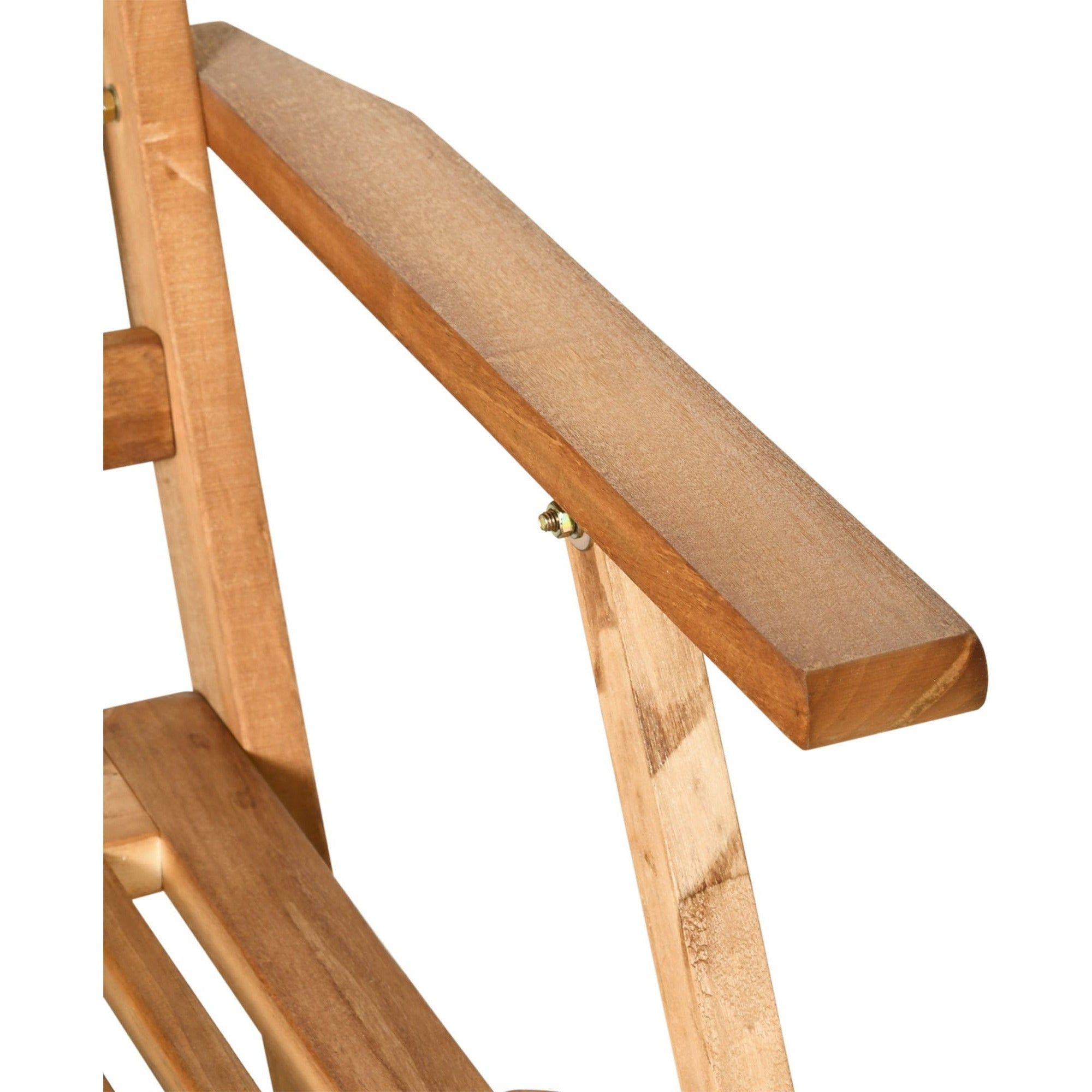 Teak wood folding table