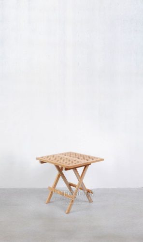 Outdoor folding table teak wood