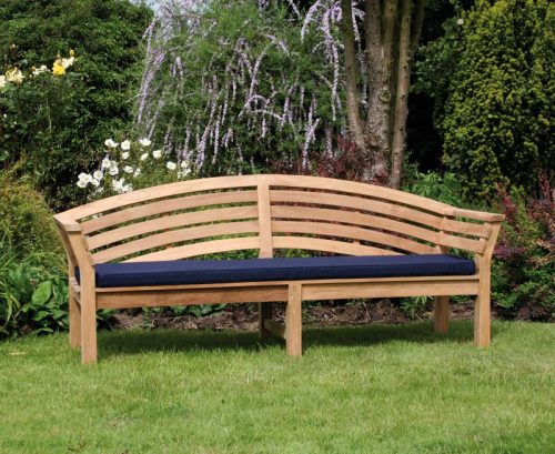 Teak garden bench