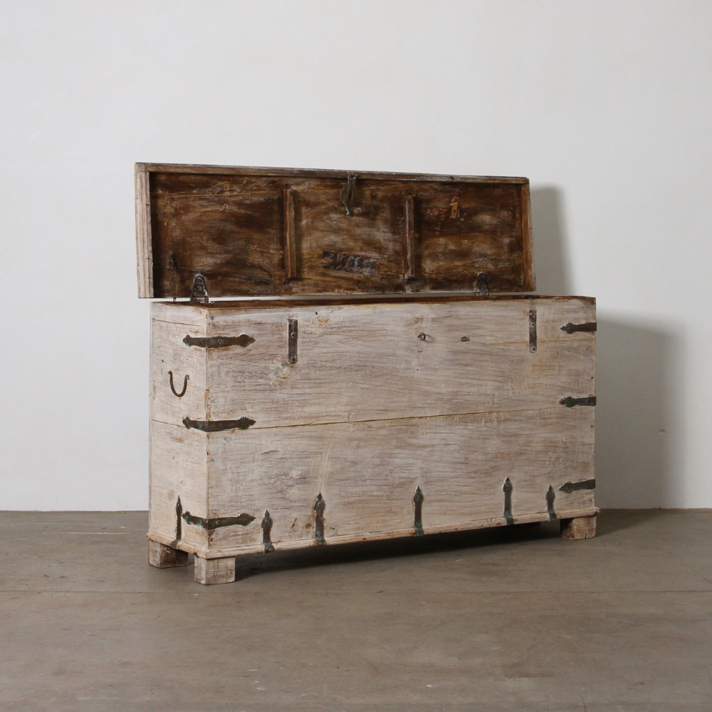 Teak wood storage chest