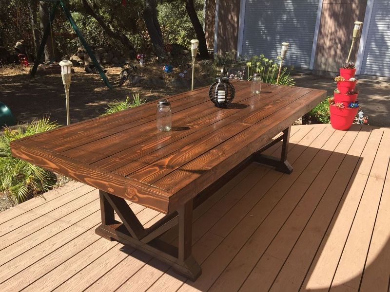 Patio table teak wood
