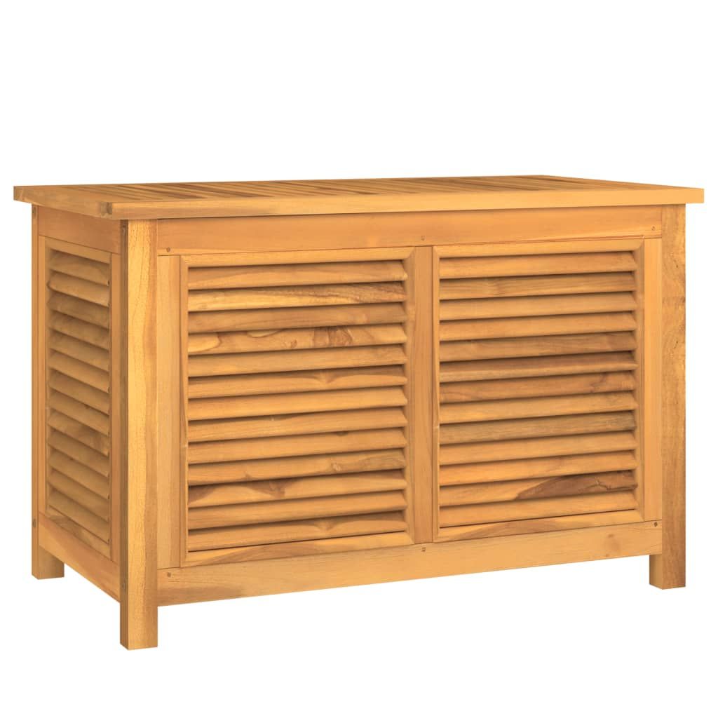 Outdoor storage box teak wood