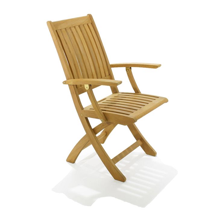 Teak wood patio dining chairs